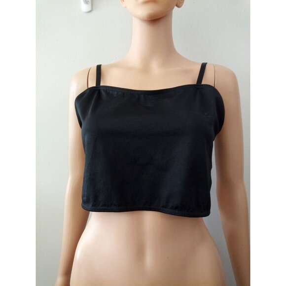 NWT  Bundle of 2 Shein EZ Wear Weissman Women's Black Crop Tops Size Large - Picture 8 of 11